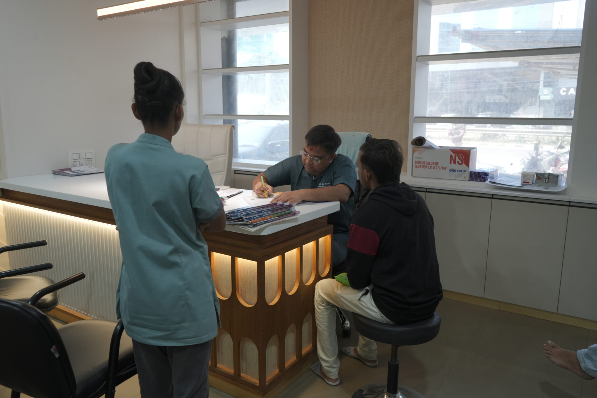 Specialist consultation for treatment planning